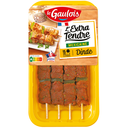 Brochettes de dinde à la mexicaine Le Gaulois