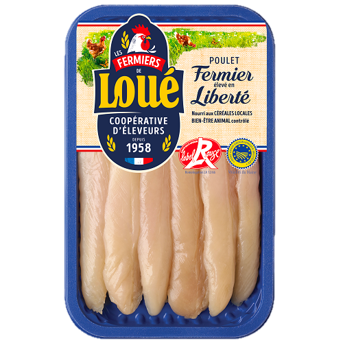 Aiguillettes de poulet Label Rouge Loué